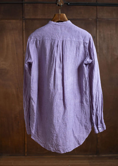 amachi. Side Slit Shirt AY00-7-3 Log wood Purple