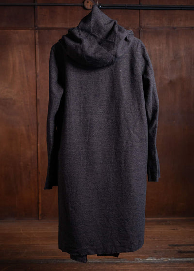 ma+ Wool Hooded Robe Coat