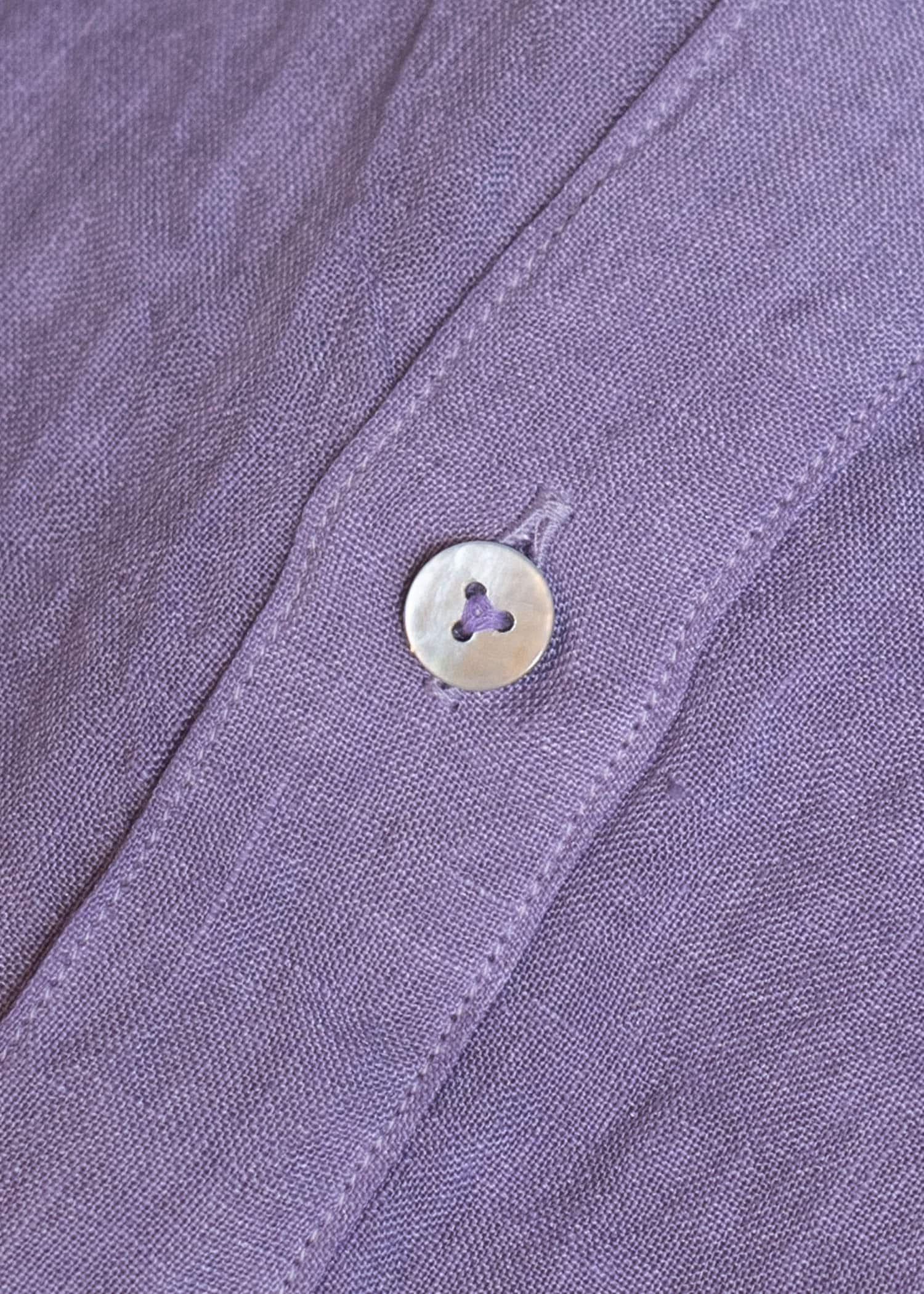 amachi. Side Slit Shirt AY00-7-3 Log wood Purple