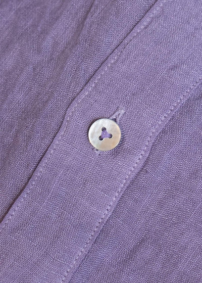 amachi. Side Slit Shirt AY00-7-3 Log wood Purple