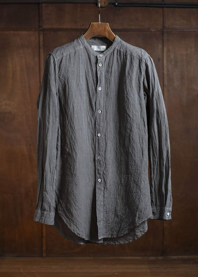 amachi. Side Slit Shirt AY00-7-3 Stone Gray