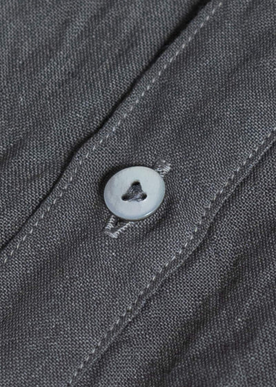 amachi. Side Slit Shirt AY00-7-3 Stone Gray