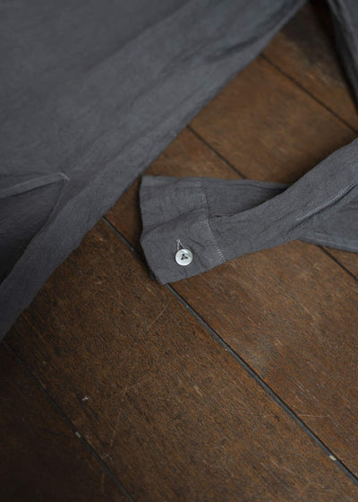 amachi. Side Slit Shirt AY00-7-3 Stone Gray