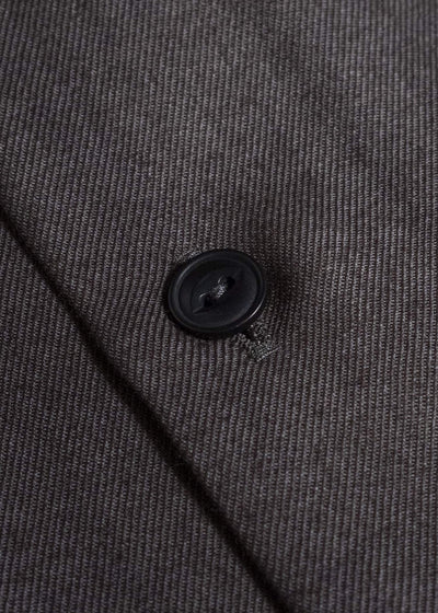 YOKO SAKAMOTO YS-26AW-55-CHARCOAL GRAY × GRAY Regular Collar Shirt CHARCOAL GRAY × GRAY