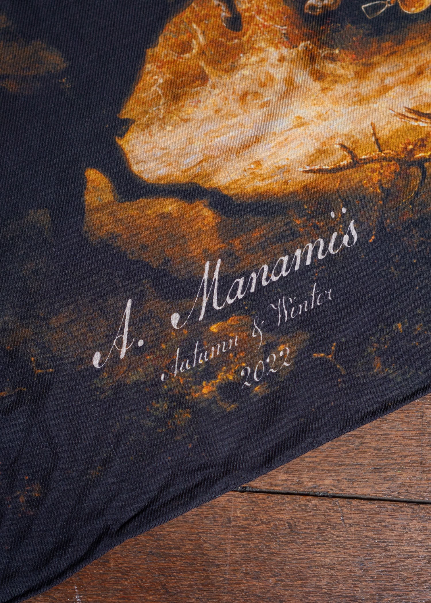 Aleksandr Manamis 22AW Print Scarf