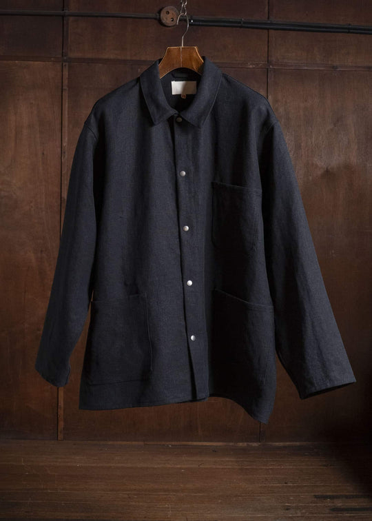 YOKO SAKAMOTO YS-26AW-40-BLACK Work Shirt BLACK