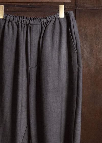 YOKO SAKAMOTO YS-26AW-58-CHARCOAL GRAY × GRAY Relax Easy Pants CHARCOAL GRAY × GRAY
