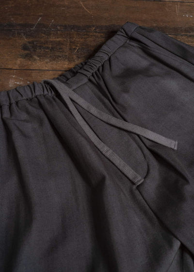 YOKO SAKAMOTO YS-26AW-58-CHARCOAL GRAY × GRAY Relax Easy Pants CHARCOAL GRAY × GRAY
