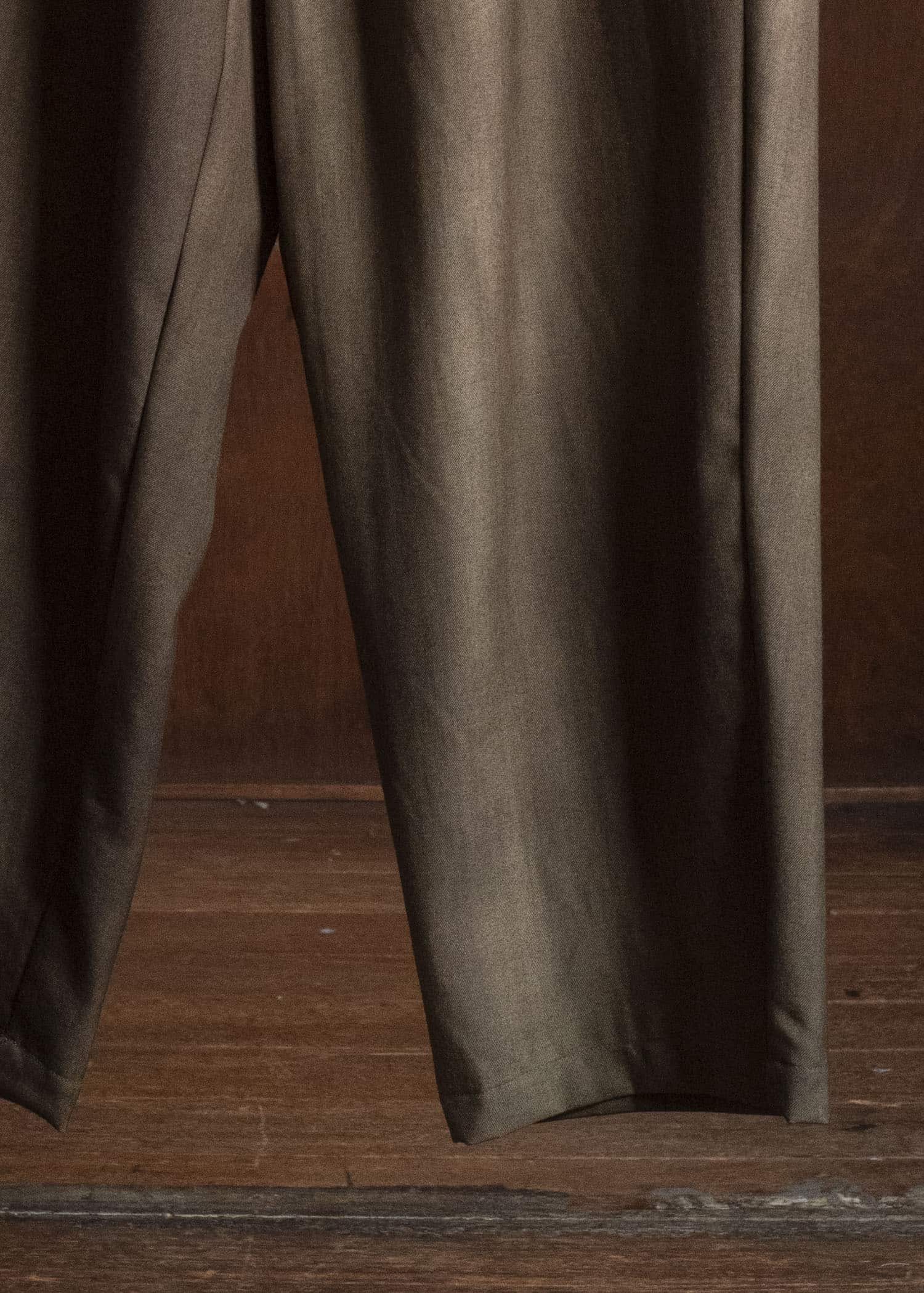 YOKO SAKAMOTO YS-26AW-58-OLIVE × BEIGE Relax Easy Pants OLIVE × BEIGE