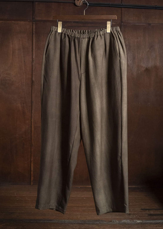 YOKO SAKAMOTO YS-26AW-58-OLIVE × BEIGE Relax Easy Pants OLIVE × BEIGE