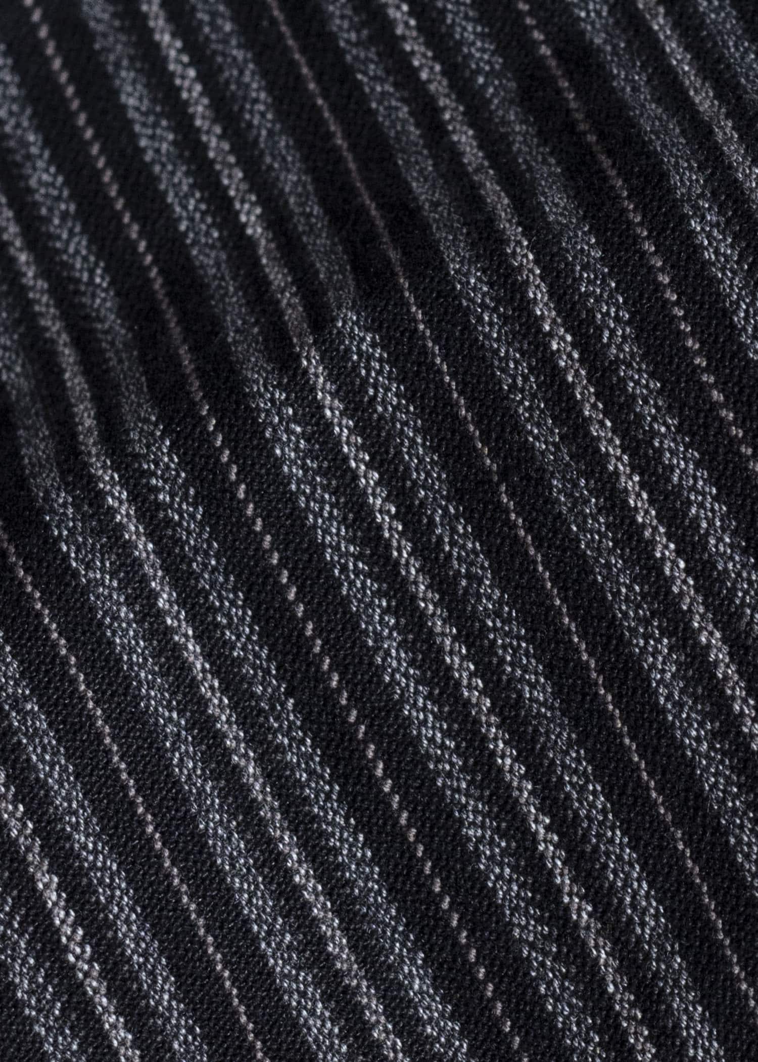 unkruid inmo trousers black striped heavy coutil