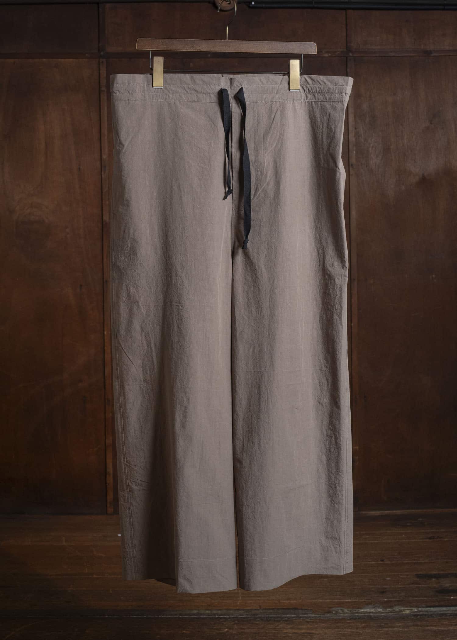 Peng Tai Waist Drawstring Pants Mossy Brown PS26M13-3