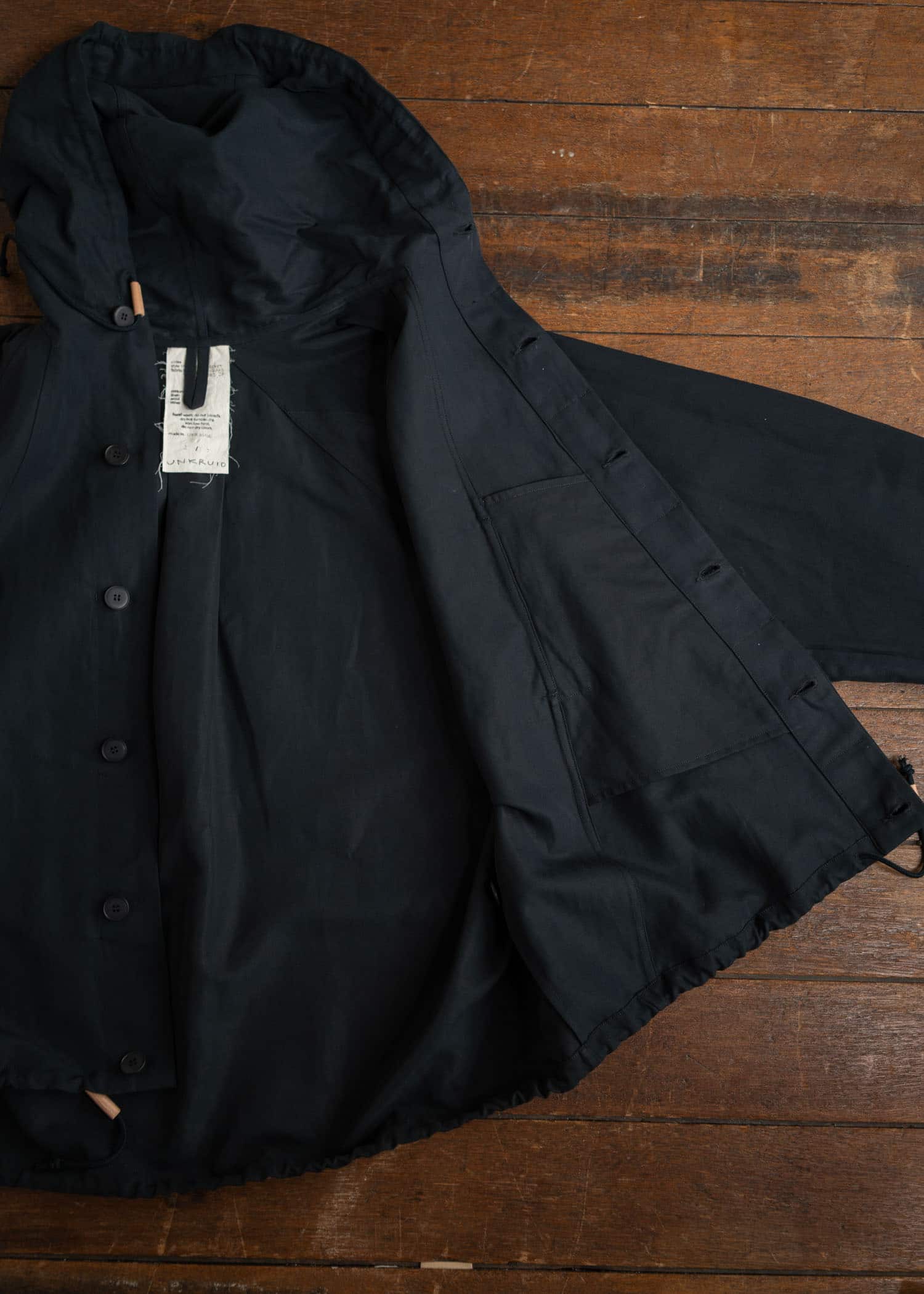 unkruid Mountain Jacket  Black ultra-hard twist oxford