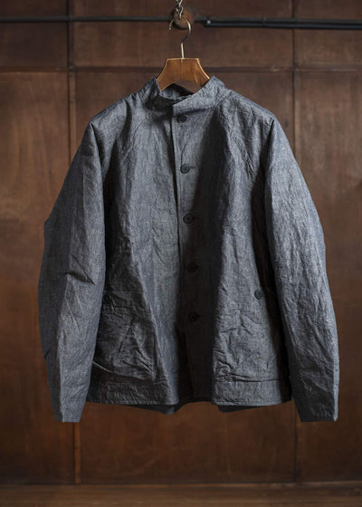 unkruid Pickers Jacket black natural hemp cloth