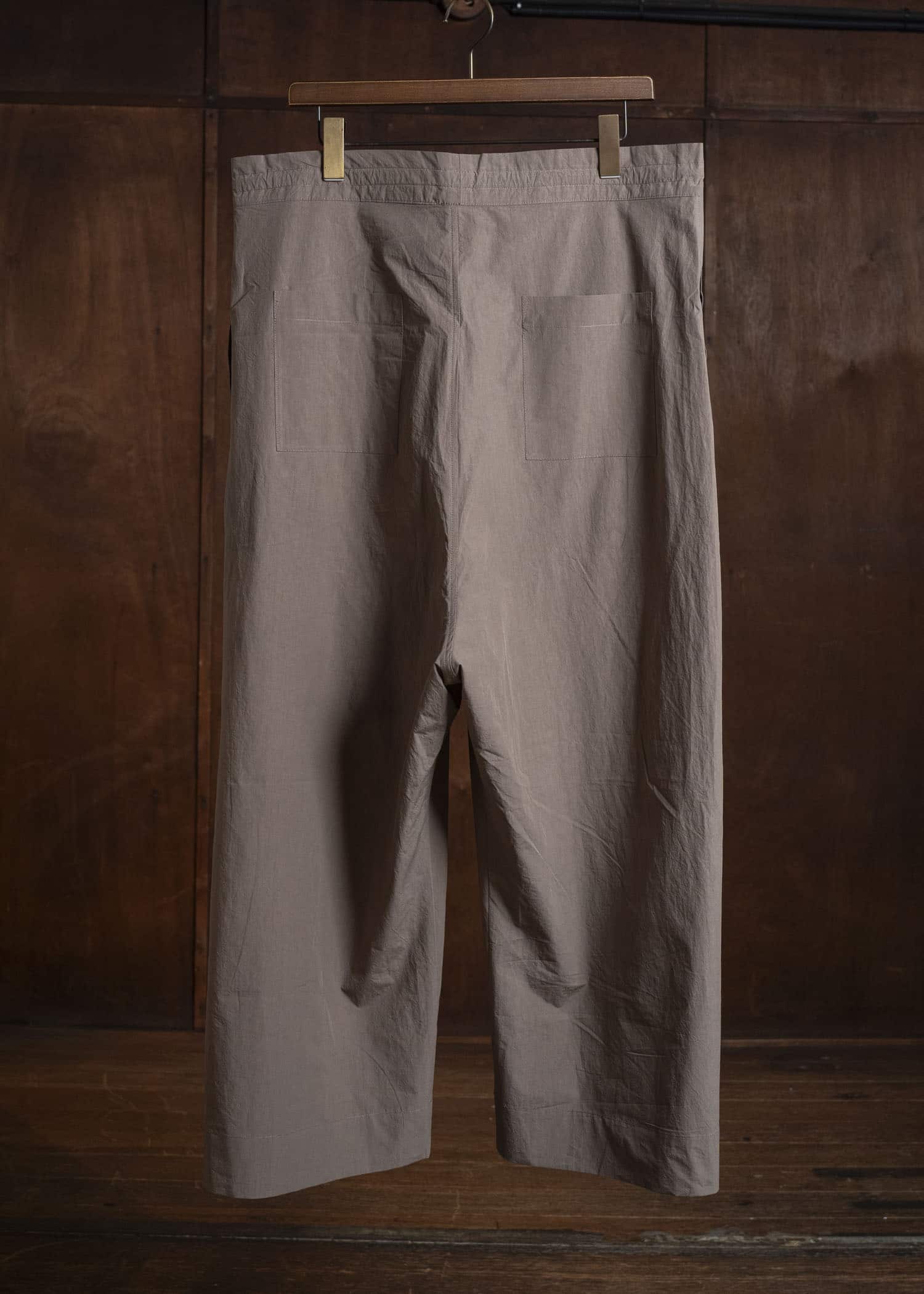 Peng Tai Waist Drawstring Pants Mossy Brown PS26M13-3