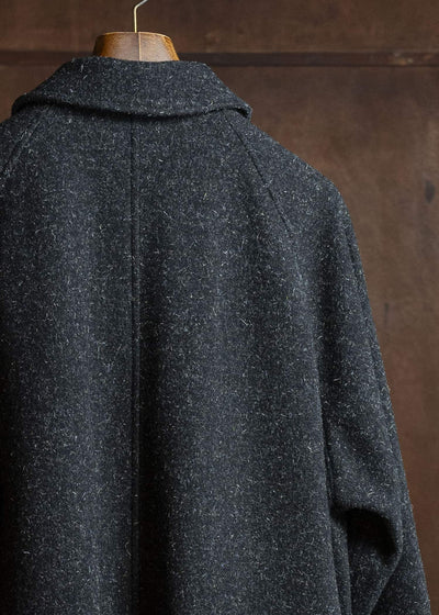 YOKO SAKAMOTO Bal Collar Coat YS-25AW-03 BLACK