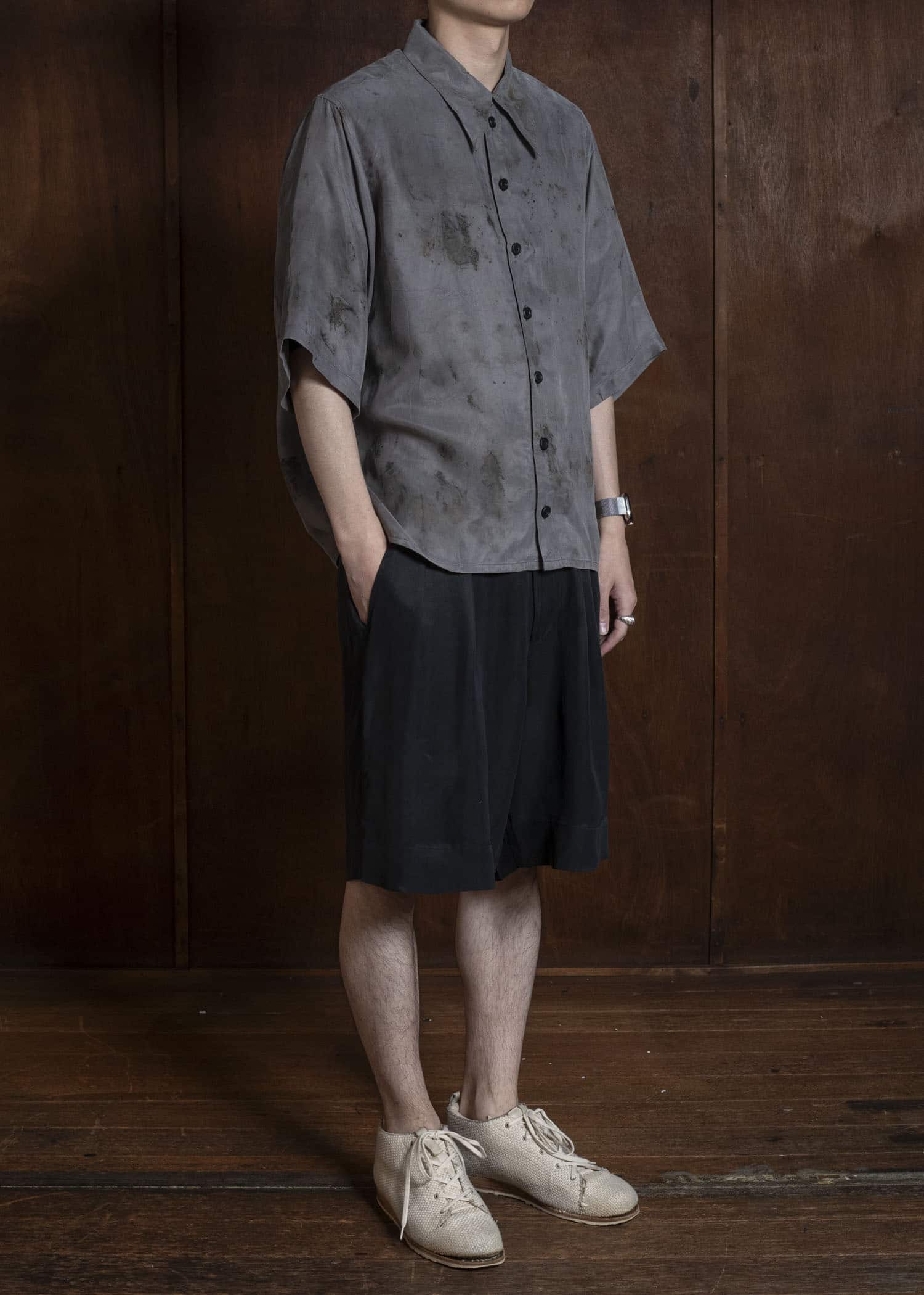 Peng Tai Box Cut Shirt Paloma(Dyed) PS26M01-1