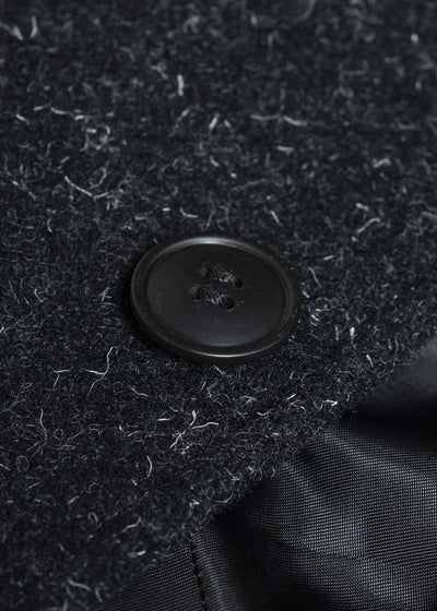 YOKO SAKAMOTO Bal Collar Coat YS-25AW-03 BLACK