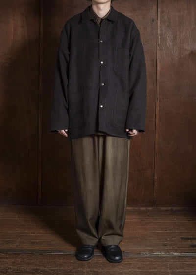 YOKO SAKAMOTO YS-26AW-40-BROWN Work Shirt BROWN