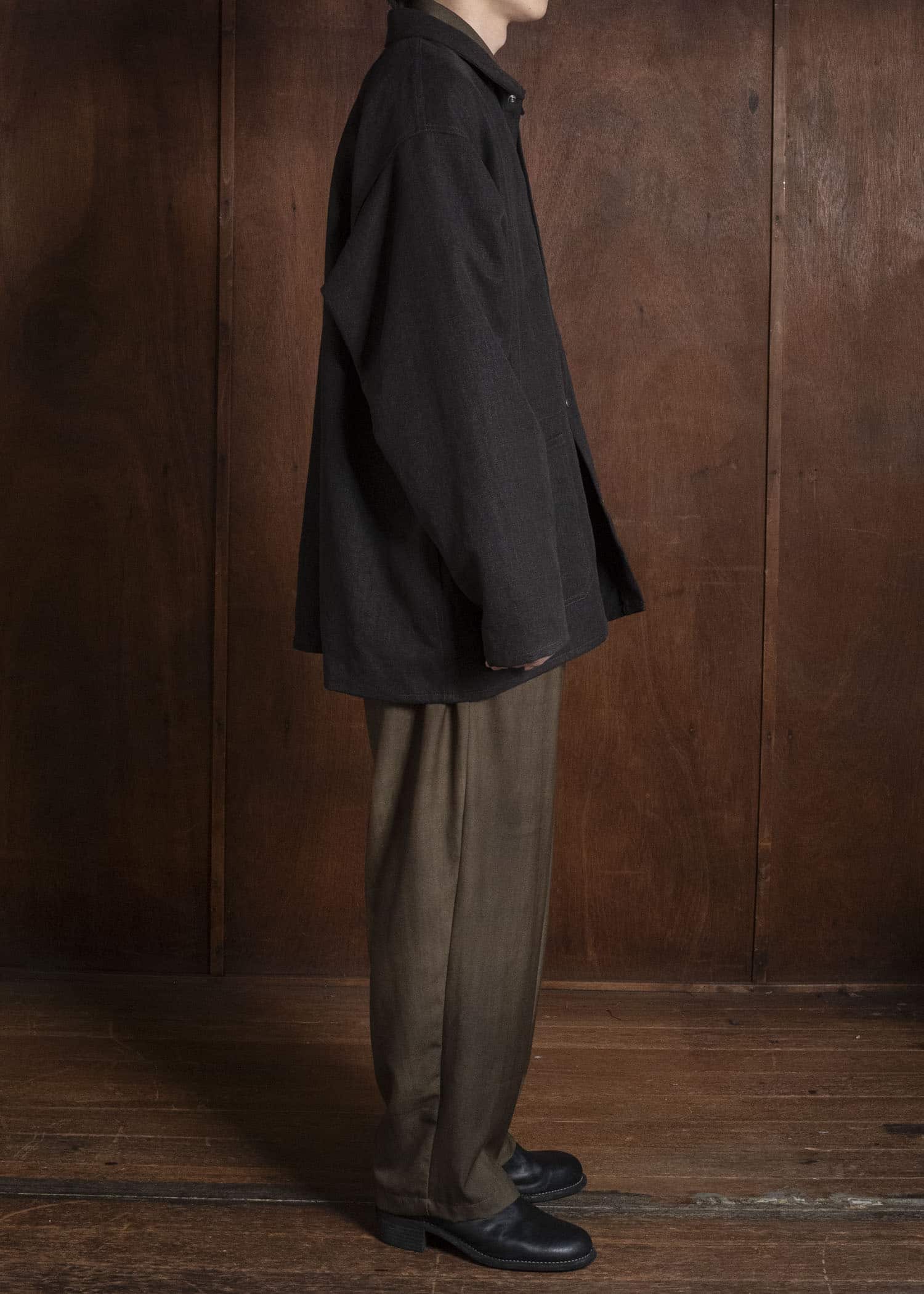 YOKO SAKAMOTO YS-26AW-58-OLIVE × BEIGE Relax Easy Pants OLIVE × BEIGE