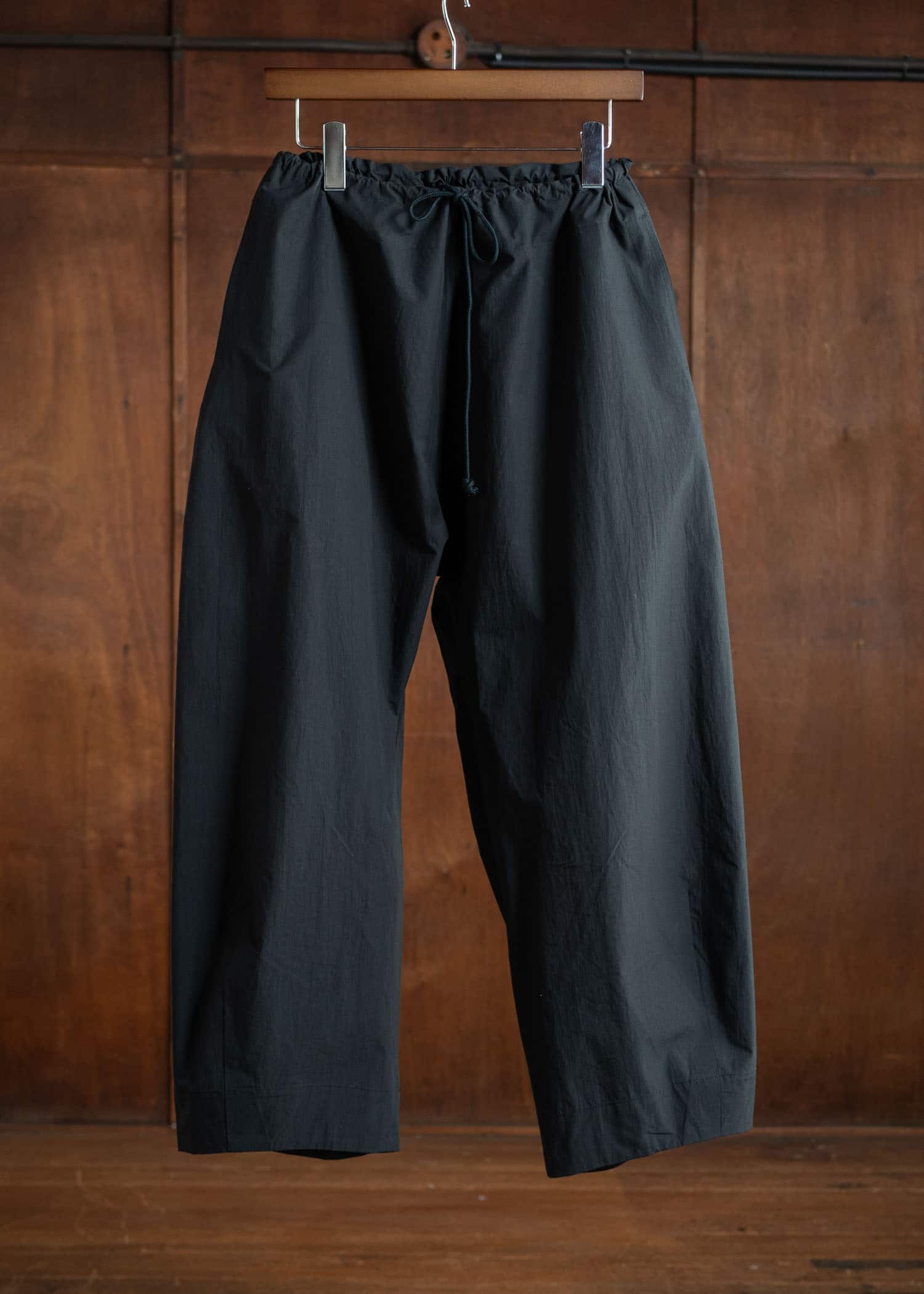 unkruid Cloudy Shaped Trousers Black ultra-dense typewriter