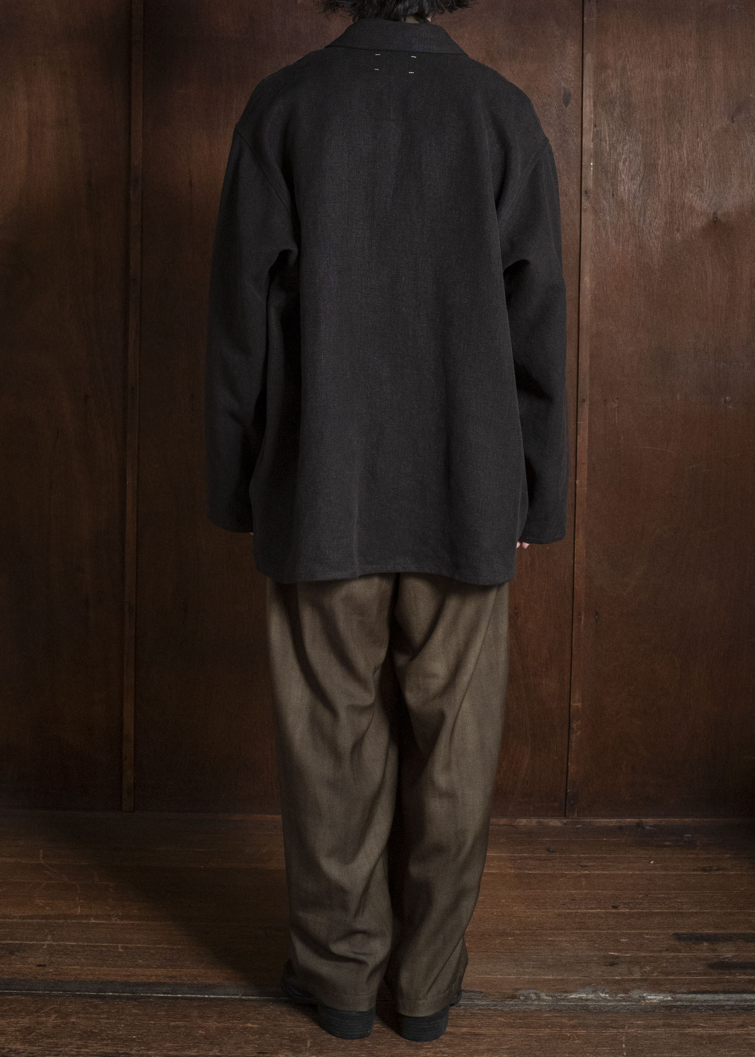 YOKO SAKAMOTO YS-26AW-58-OLIVE × BEIGE Relax Easy Pants OLIVE × BEIGE