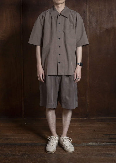 Peng Tai Sl Shirt Mossy Brown PS26M02-2