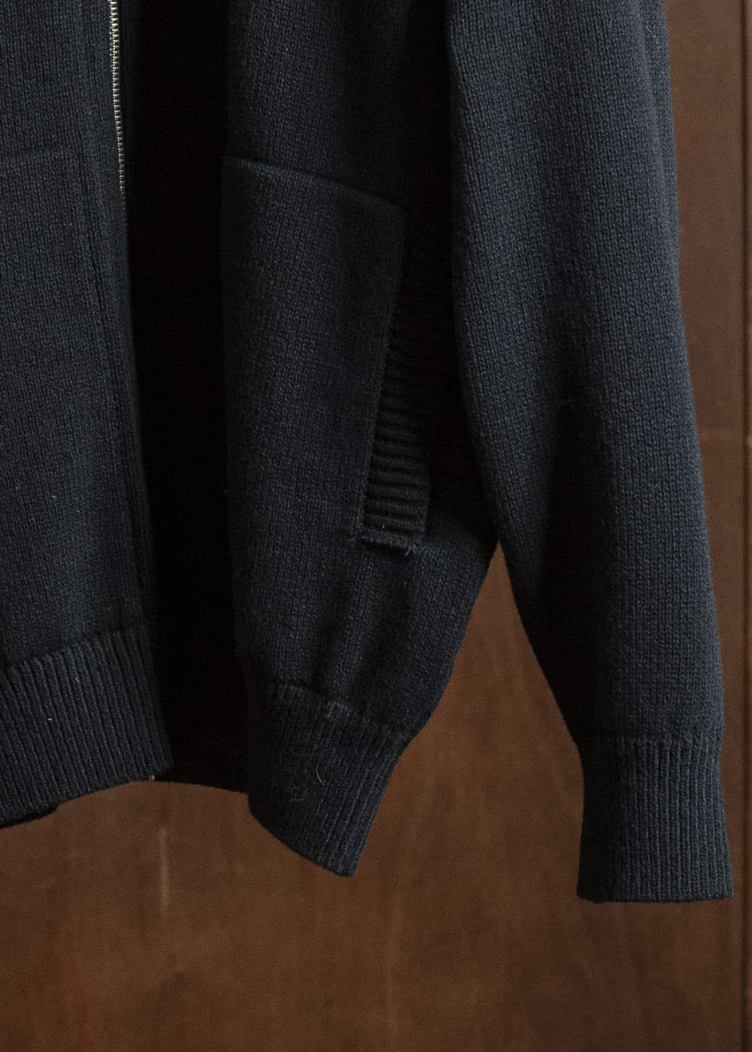 YOKO SAKAMOTO Drivers Knit YS-25AW-92 BLACK