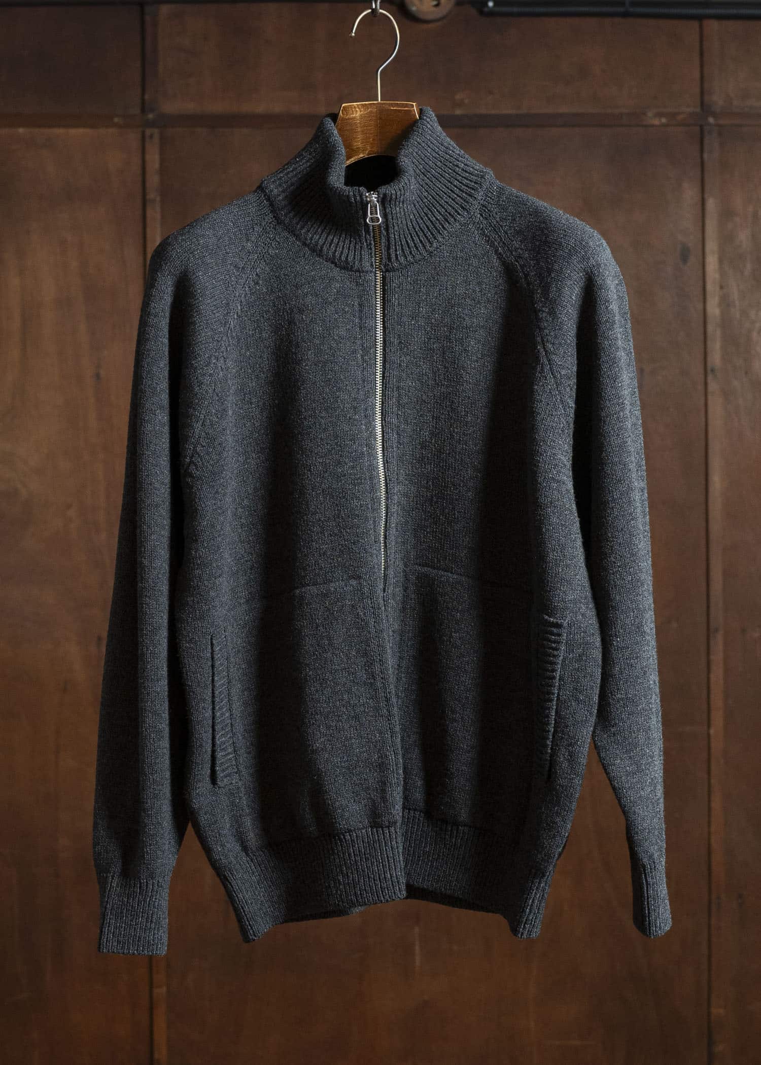 YOKO SAKAMOTO Drivers Knit YS-25AW-92 CHACOAL GRAY – VISION OF FASHION