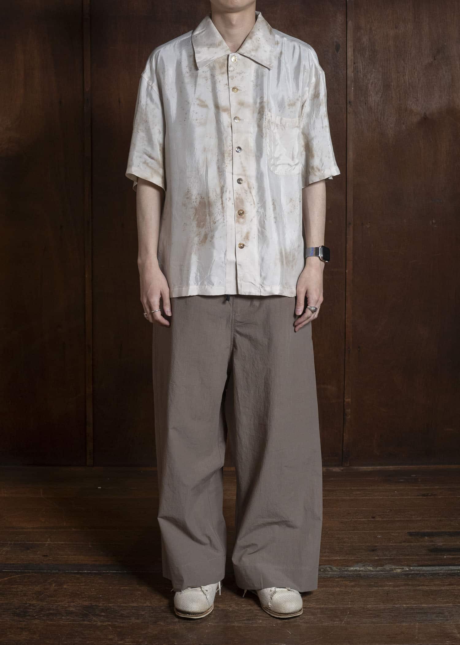 Peng Tai Tea Dyed Sl Shirt Randam PS26M02-1