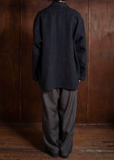 YOKO SAKAMOTO YS-26AW-58-CHARCOAL GRAY × GRAY Relax Easy Pants CHARCOAL GRAY × GRAY