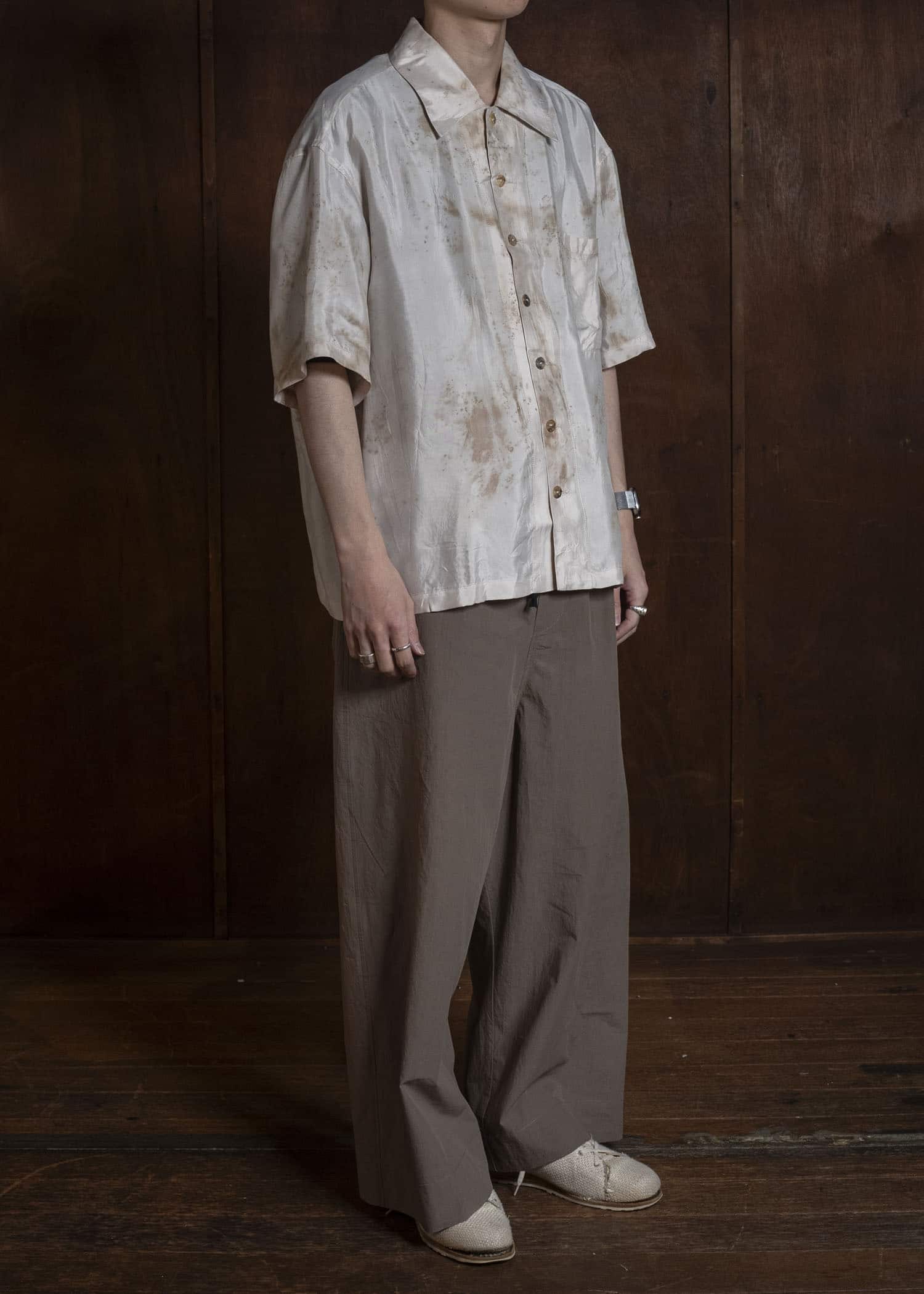 Peng Tai Tea Dyed Sl Shirt Randam PS26M02-1