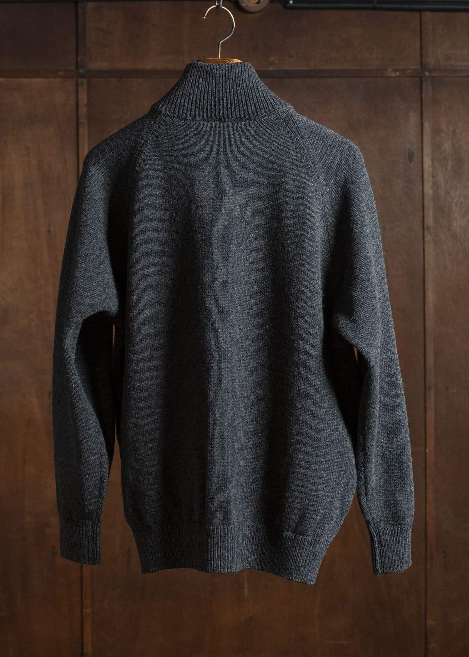 YOKO SAKAMOTO Drivers Knit YS-25AW-92 CHACOAL GRAY