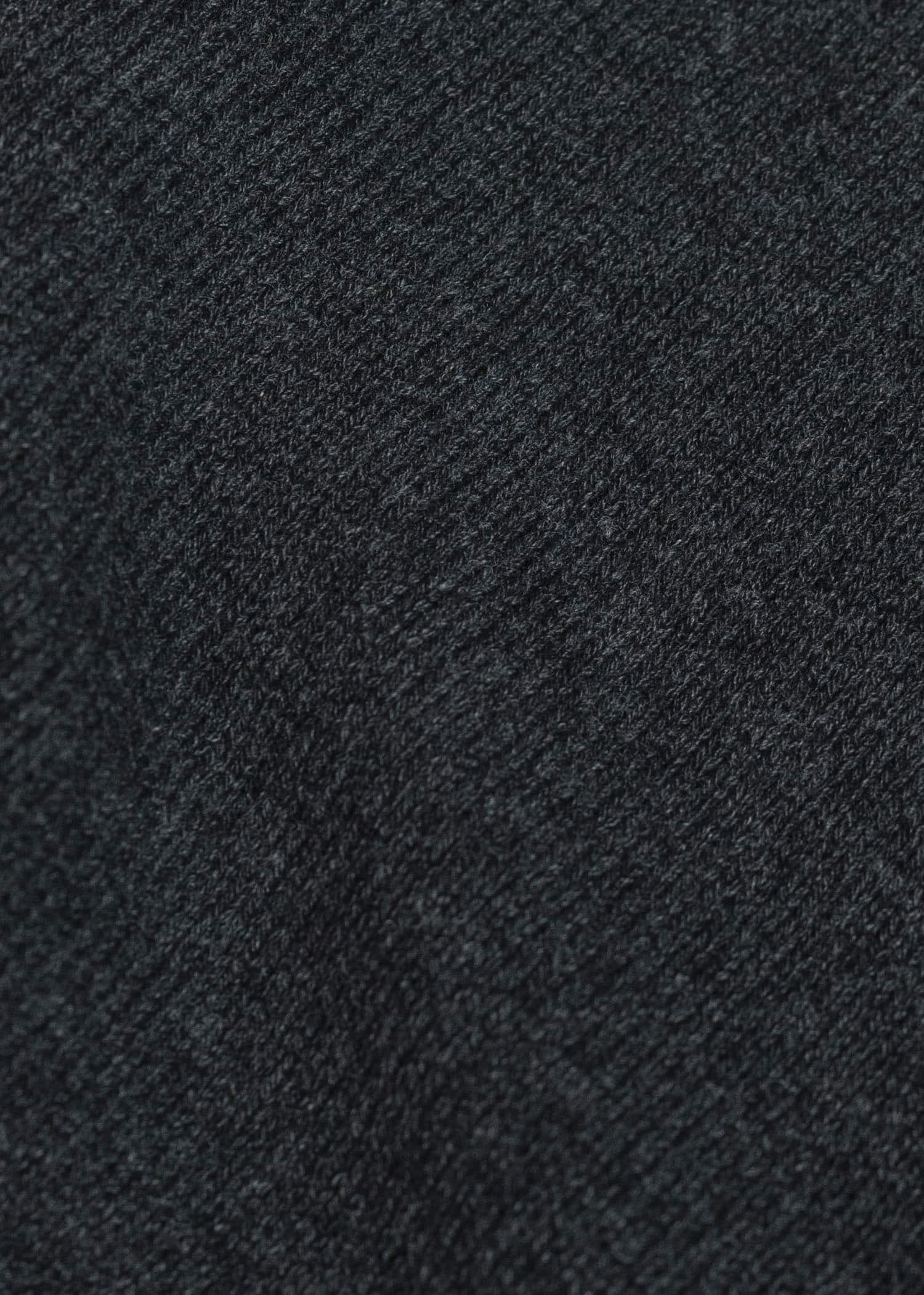 YOKO SAKAMOTO Drivers Knit YS-25AW-92 CHACOAL GRAY