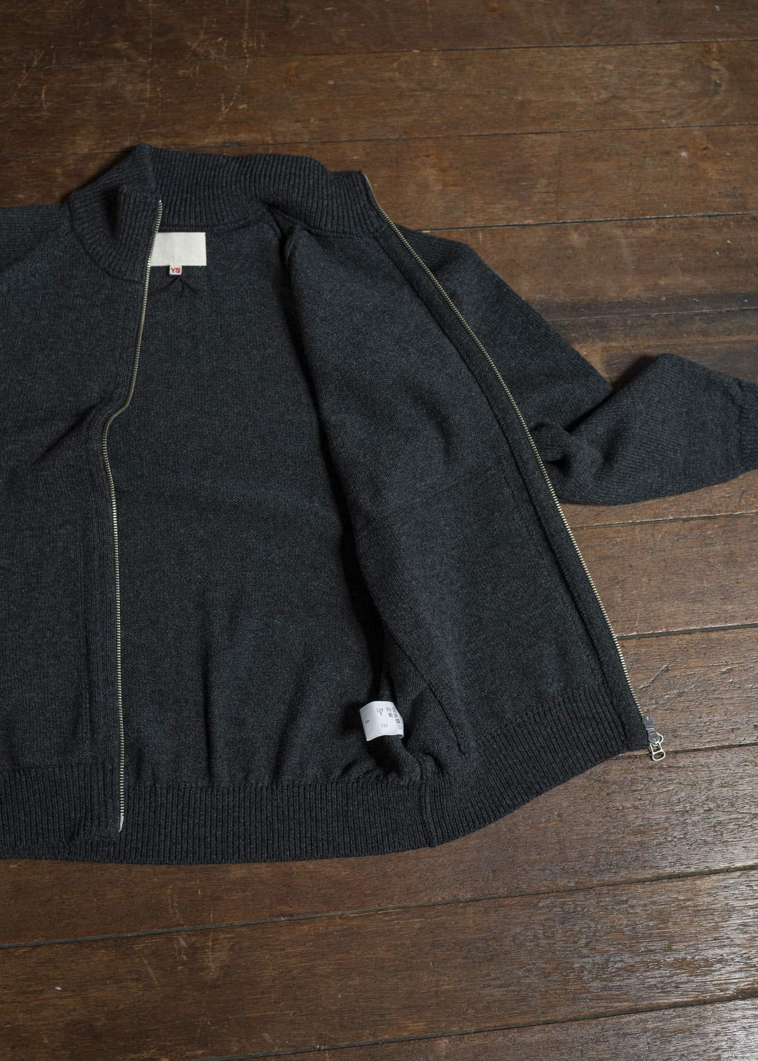 YOKO SAKAMOTO Drivers Knit YS-25AW-92 CHACOAL GRAY