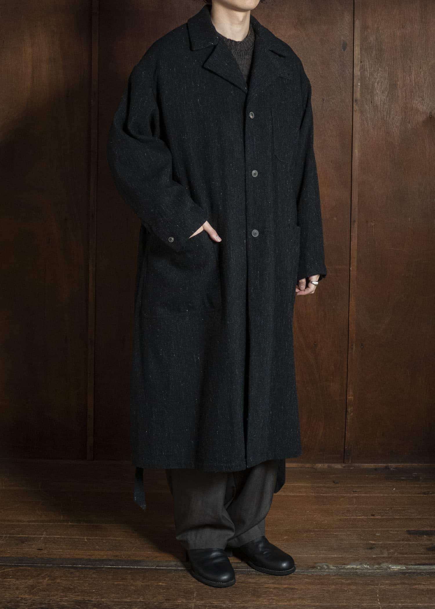 MARK.S MS0062 ANDREI COAT BLACK