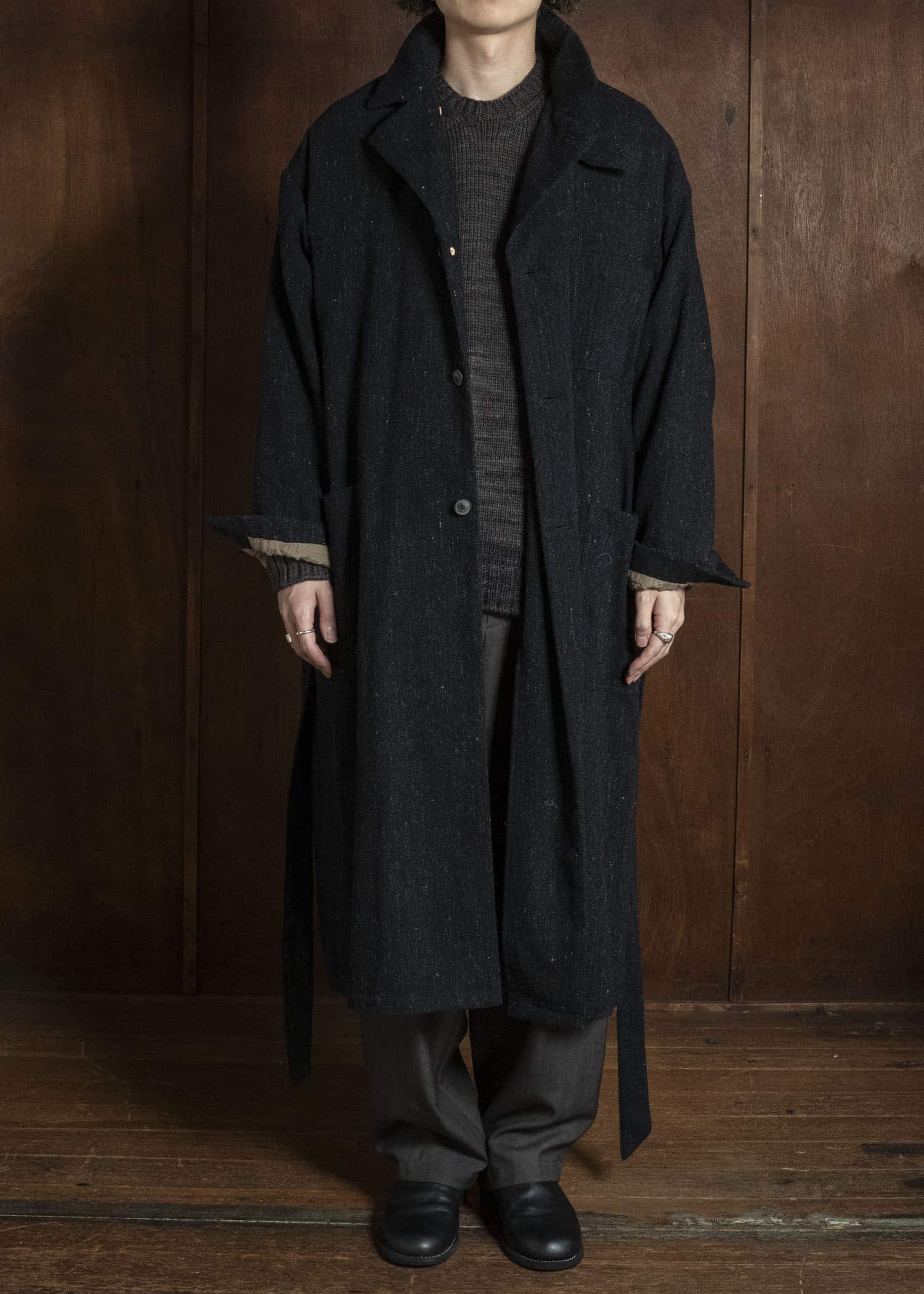 MARK.S MS0062 ANDREI COAT BLACK