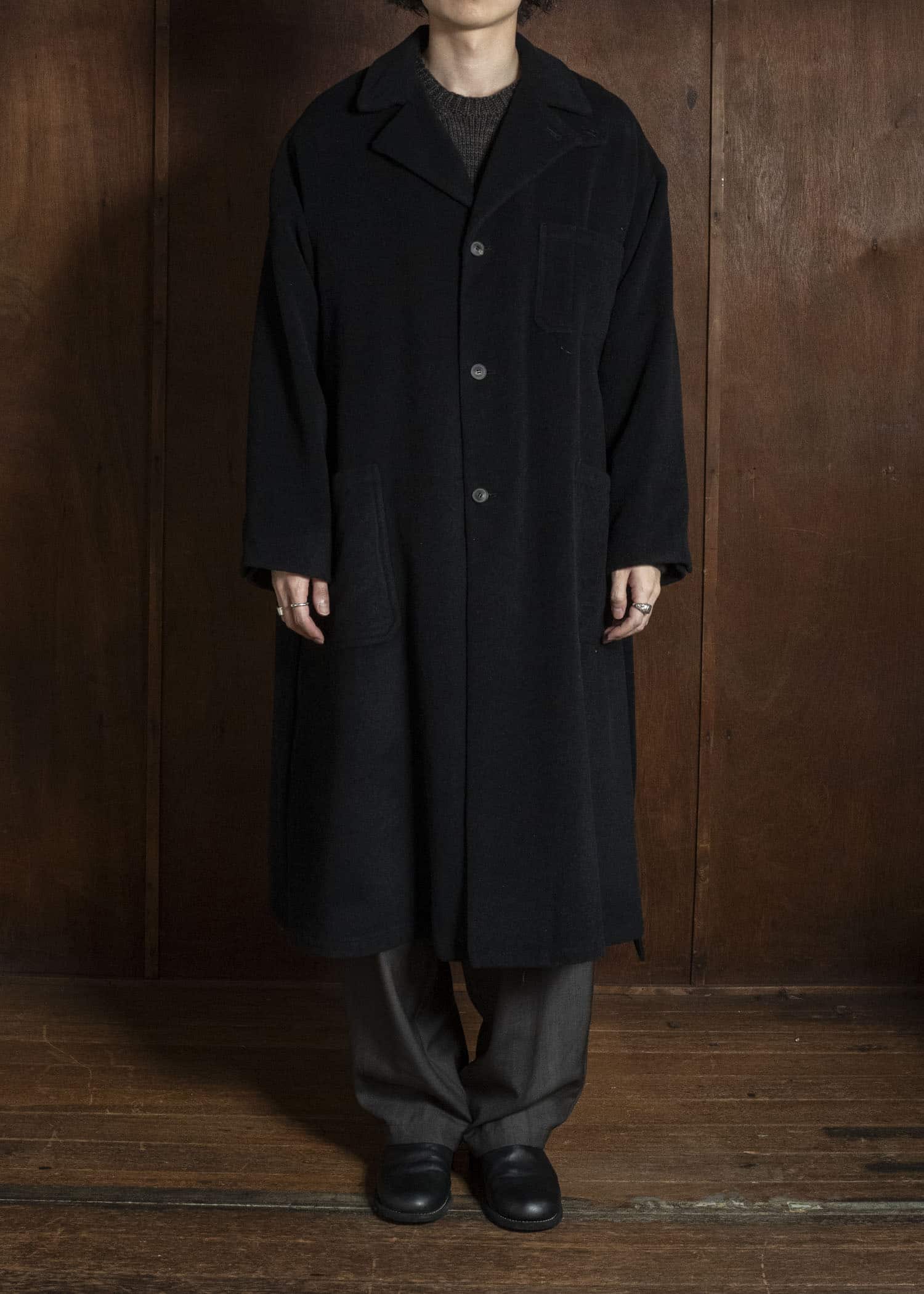 MARK.S MS0059 ANDREI COAT BLACK