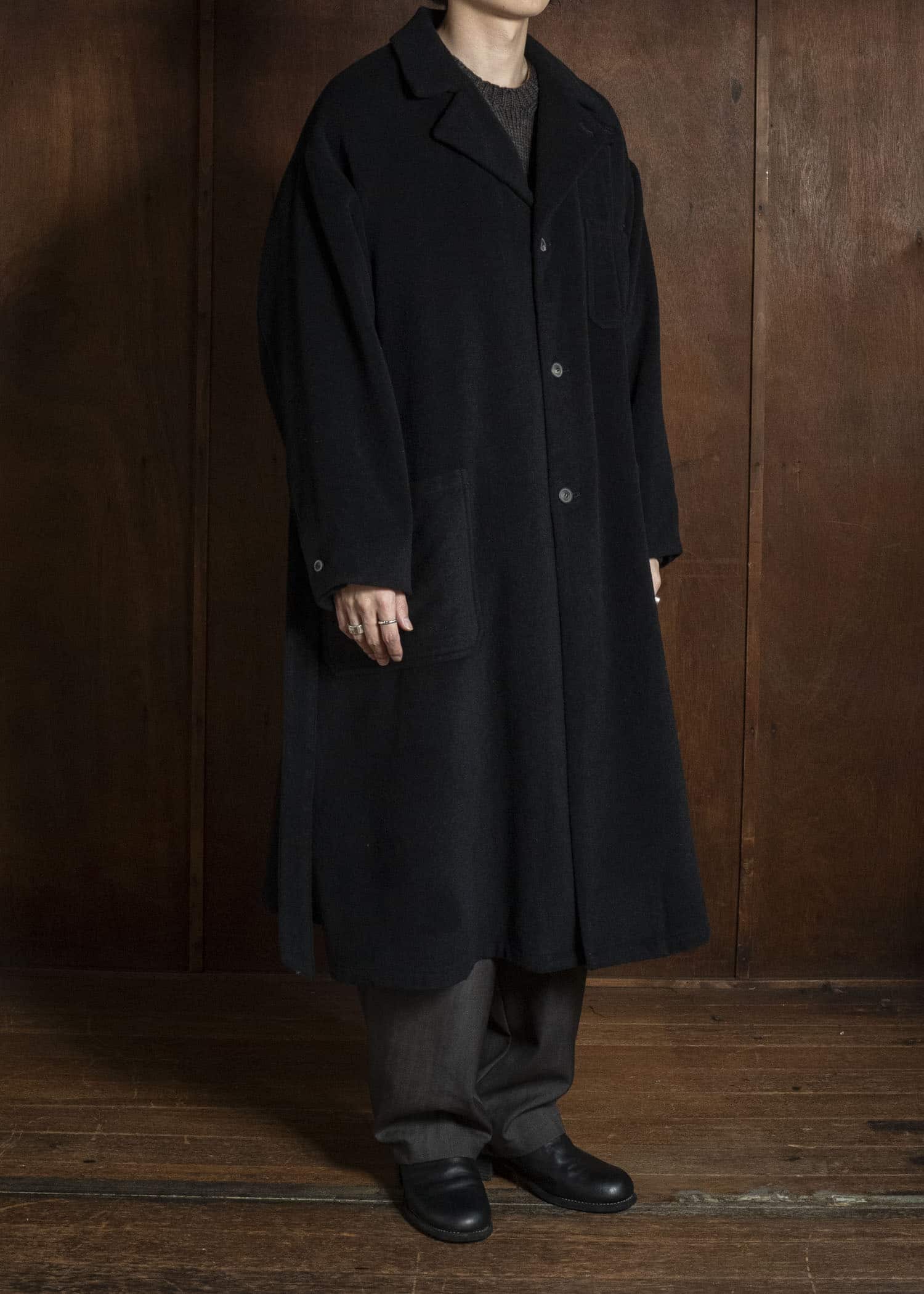 MARK.S MS0059 ANDREI COAT BLACK