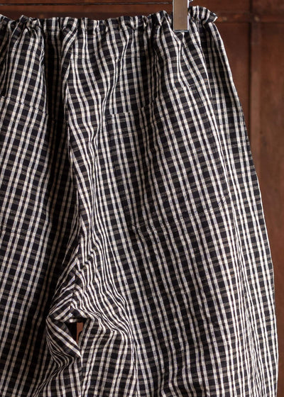 unkruid Cloudy Shaped Trousers Black kelsch cloth