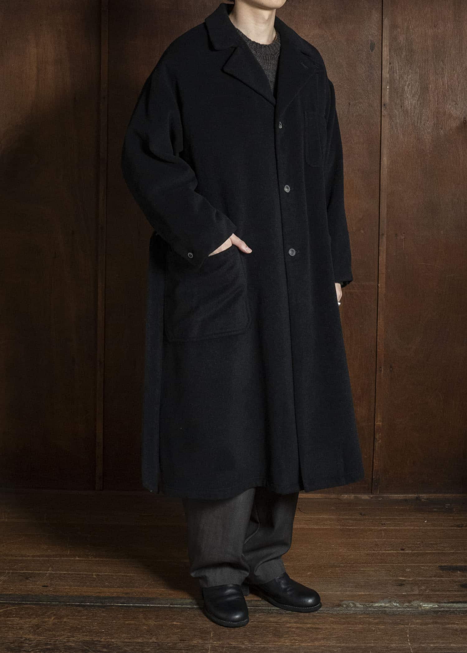 MARK.S MS0059 ANDREI COAT BLACK