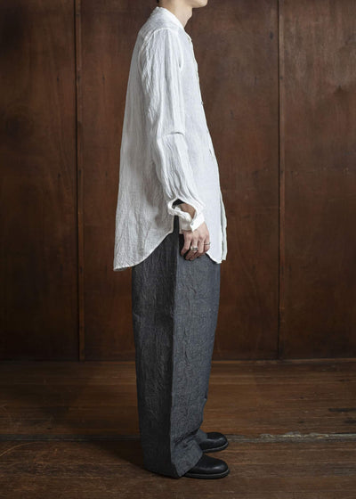 amachi. Side Slit Shirt AY00-7-3 Off White