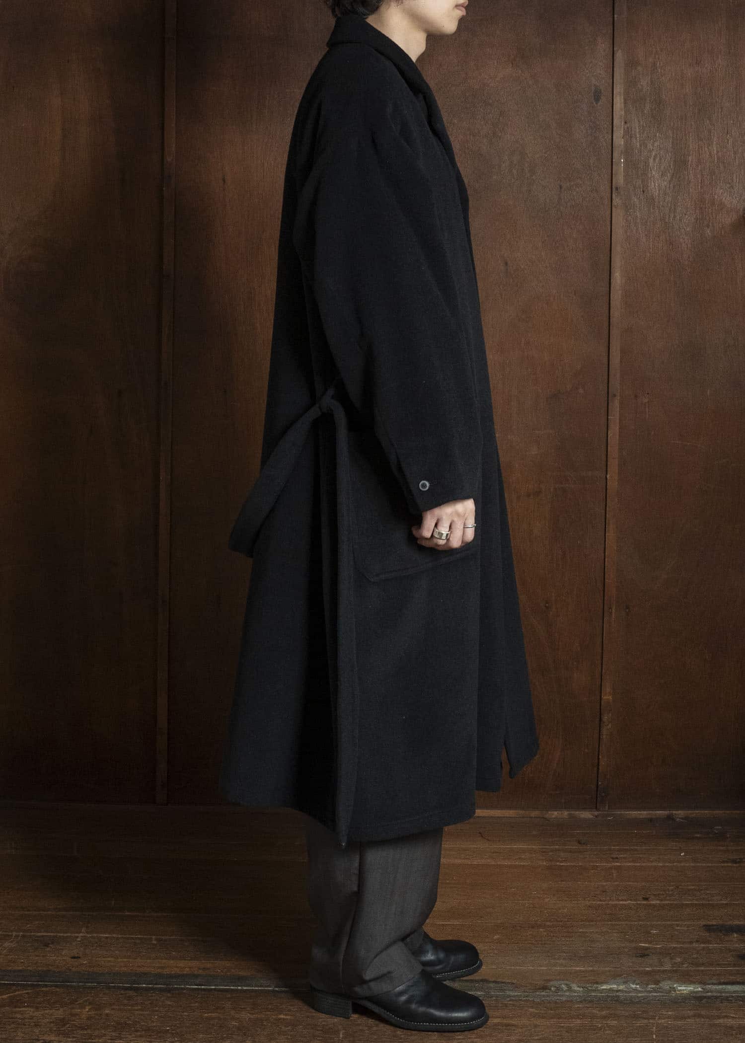 MARK.S MS0059 ANDREI COAT BLACK