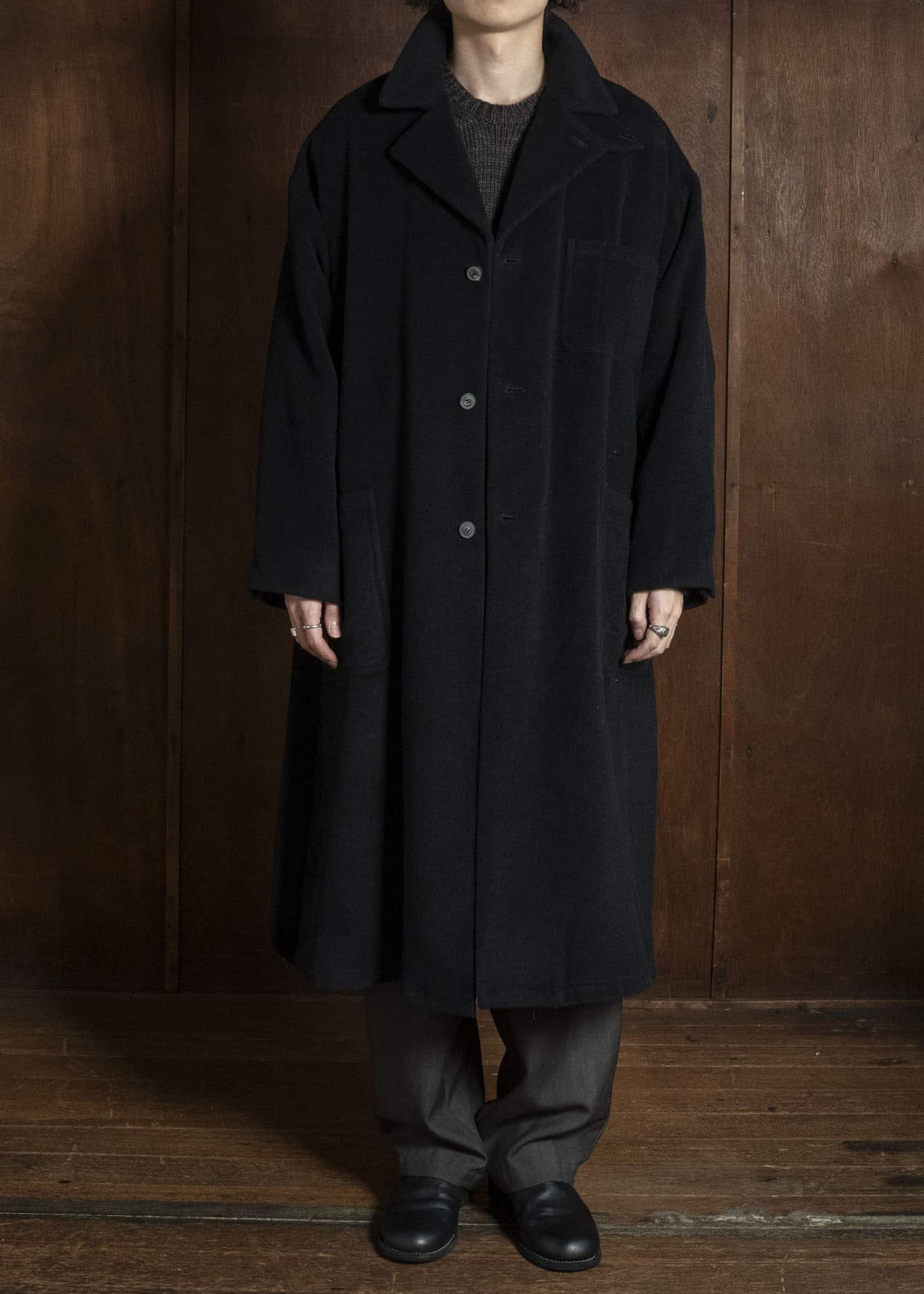 MARK.S MS0059 ANDREI COAT BLACK