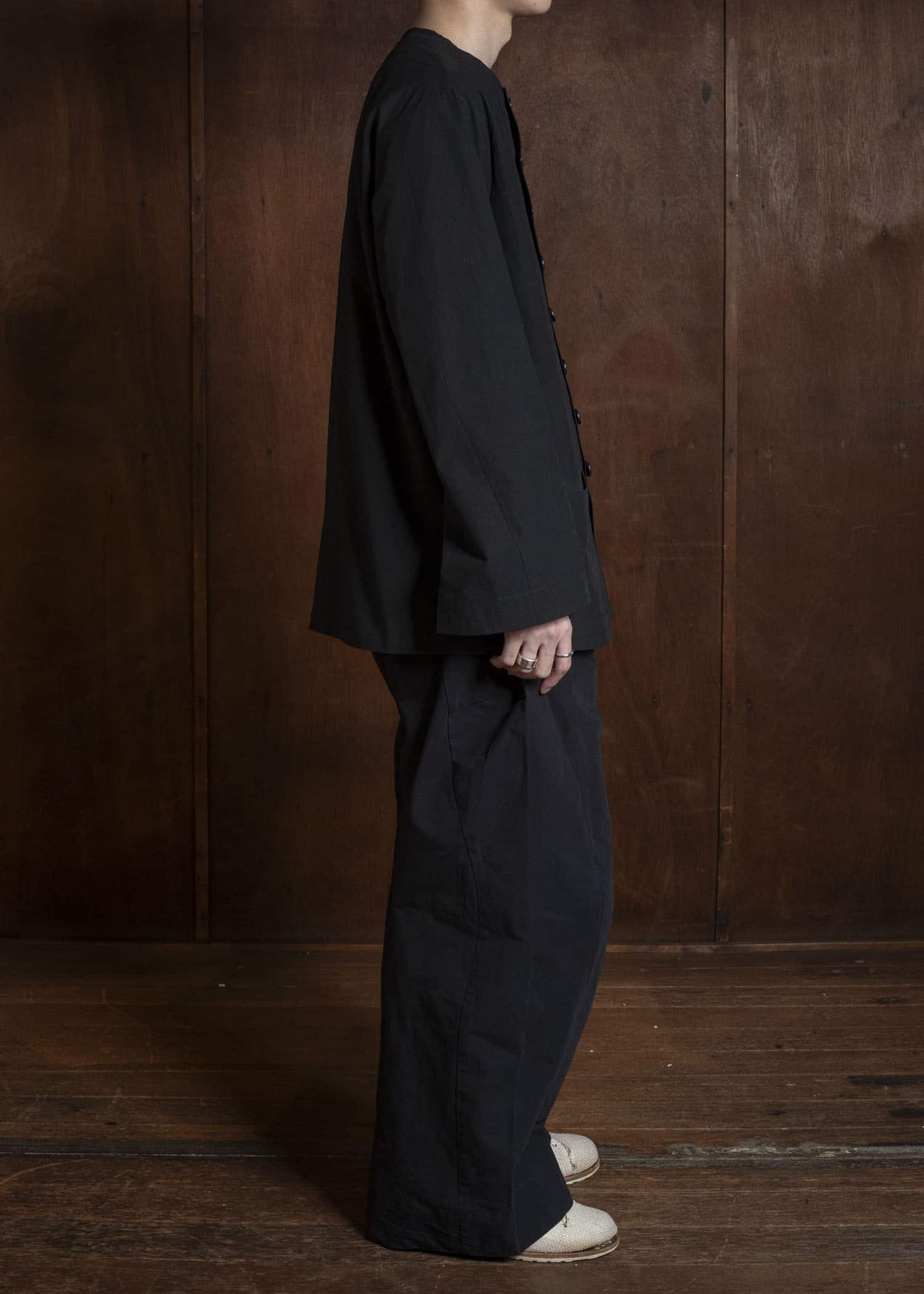 Peng Tai Anatomy Trouser Black PS26M11-1