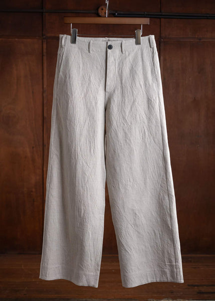 unkruid Wide Leg Trousers Natural farmers cloth