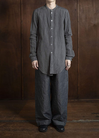 amachi. Side Slit Shirt AY00-7-3 Stone Gray