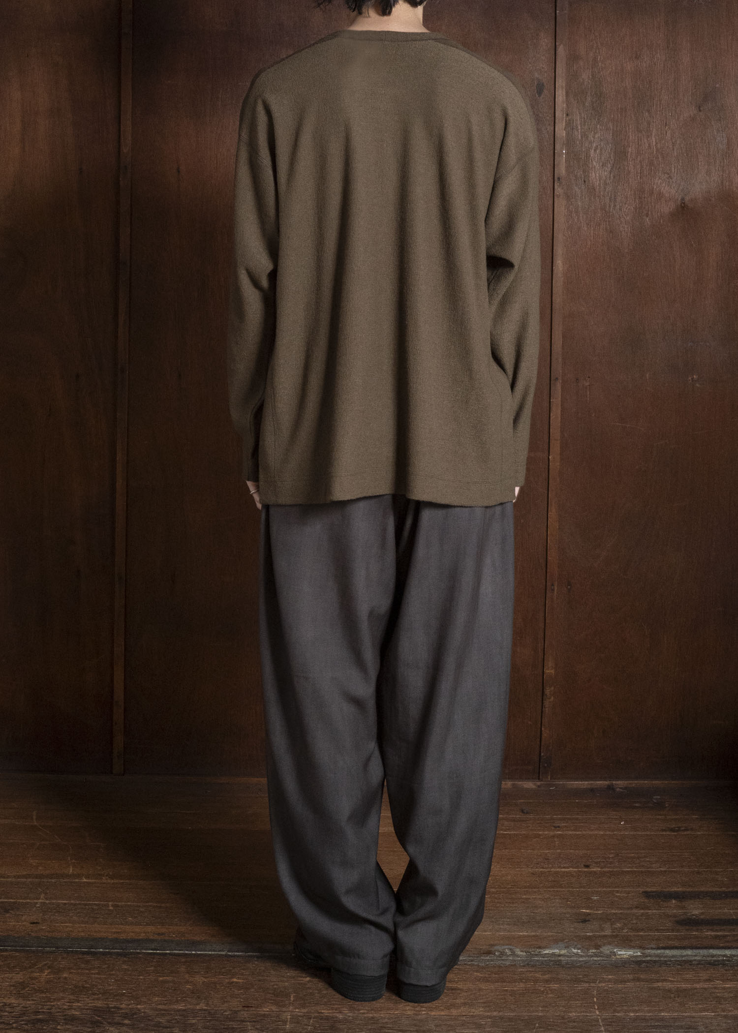 Jurgen Lehl J564UBM554-55 Mini Pile Wool Khaki Olive