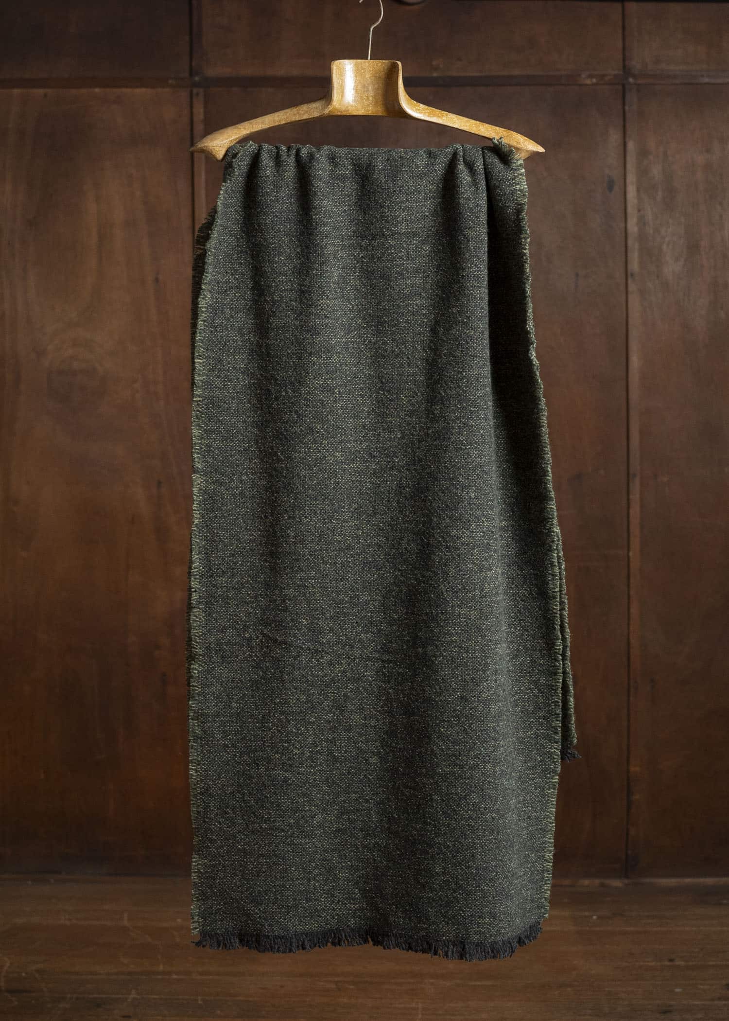 YOKO SAKAMOTO Wool Long Scarf YS-SCARF-LONG-WO OLIVE