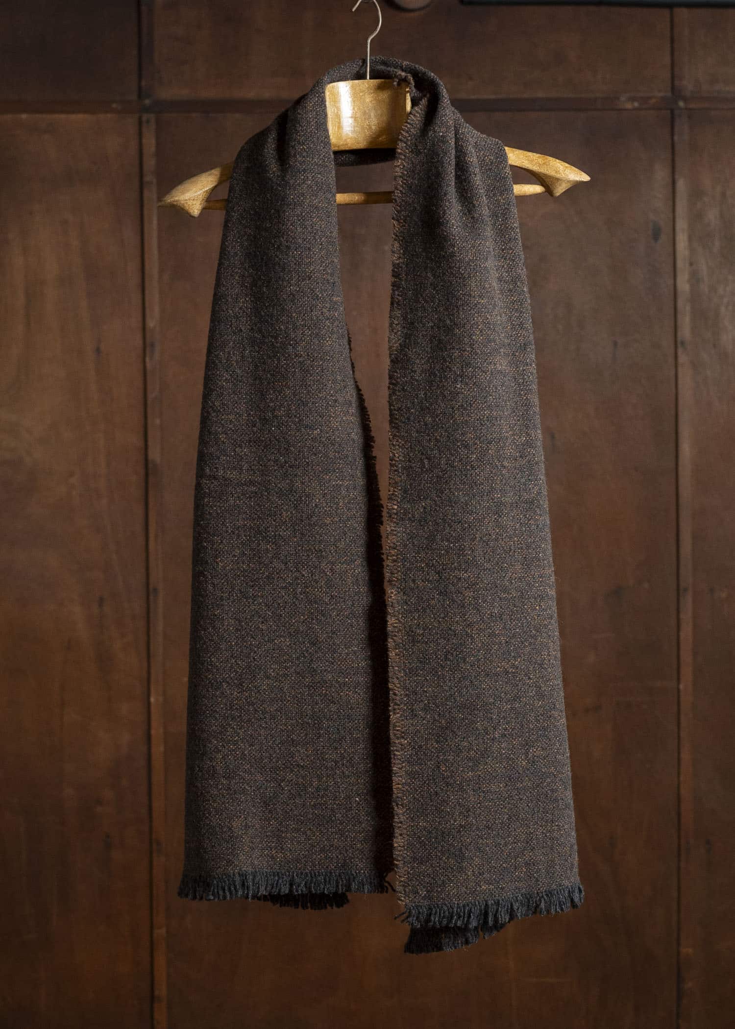 YOKO SAKAMOTO Wool Long Scarf YS-SCARF-LONG-WO BROWN